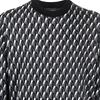Emporio Armani FW22 Геометрический узор Логотип Вязаный Лонгслив Пуловер Толстовка Мужская толстовка Черный 6L1MXX-1MCQZ-F633