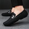 Fashion Men Casual Fashion Trends Walking Loafers Shoes Comfortable Footwear Man's Shoes 2024 New Casual Leather Versatile Driving Shoes
