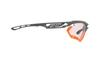 RUDYPROJECT Photonic Piyombo Матовый бампер Линза Impact X2 Фотохромная красная 17 мм Солнцезащитные очки, Оправа, Мандарин, Линзы, Ширина 72 мм, Высота 39 мм, Переносица