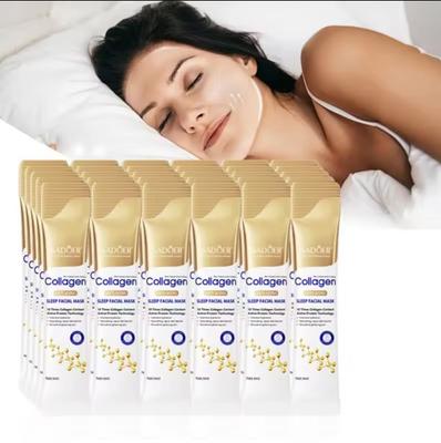 20 шт. SADOER Collagen Sleeping Facial Masks Уход за кожей лица Увлажняющая Осветляющая Укрепляющая Увлажняющая Маска для Лица Уход за кожей лица