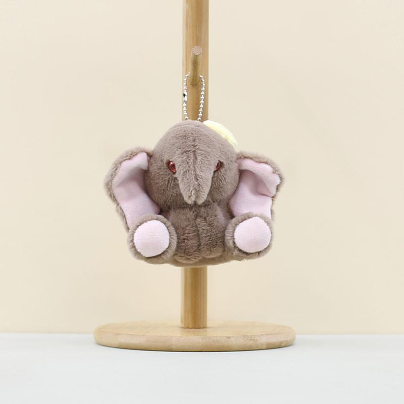 Очаровательный милый плюшевый слоник брелок мультяшная плюшевая кукла подвеска для сумки 11см мягкий