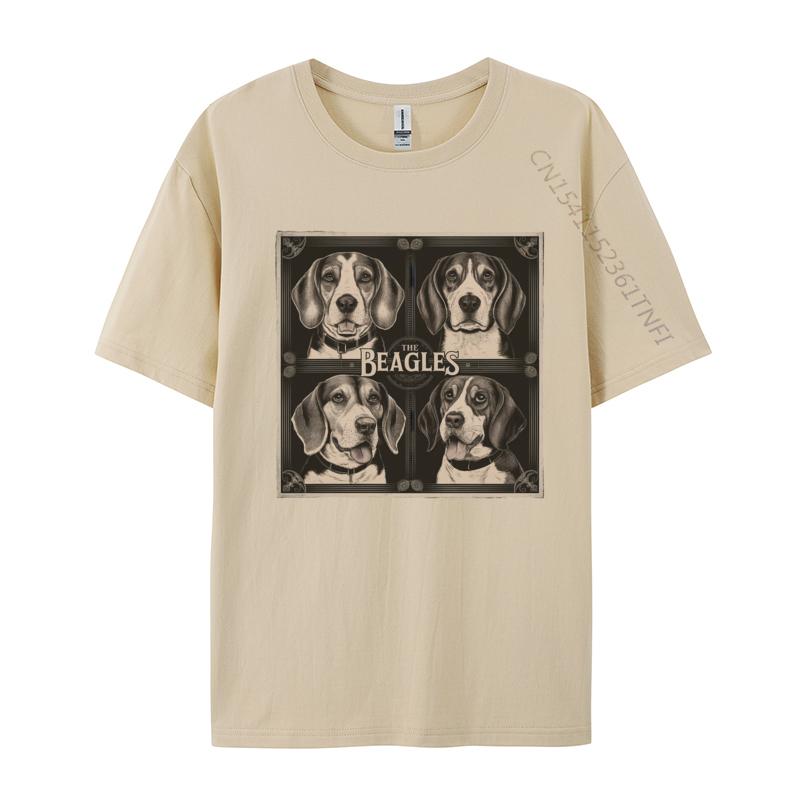 The Beagles Tshirt Comfortable TShirt 100 Cotton Tees Harajuku TShirt Oversized Tops Male T Shirts