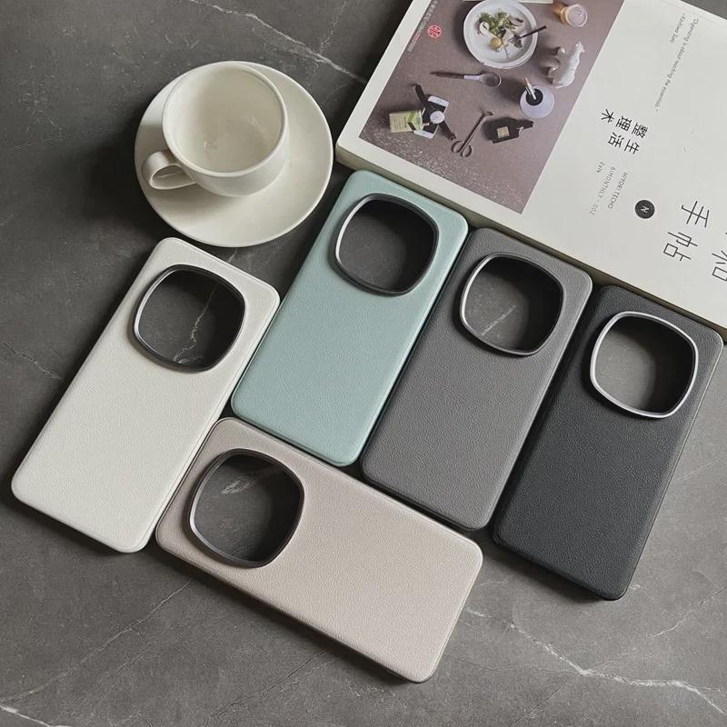 Роскошный кожаный защитный чехол от падений для Honor Magic6 Pro — простой, элегантный и профессиональный.