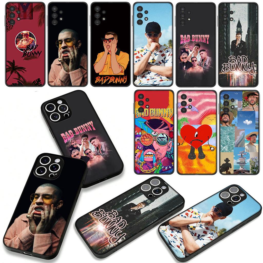 Phone Cover for Samsung Galaxy A07 A13 A12 A14 A23 A42 A50 A51 A52 A53 A70 A71 A72 A21S A04 Note 20 9 8 10 Case Bad Bunny Hot