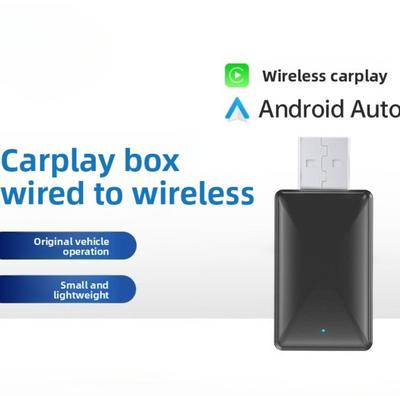 Беспроводной адаптер CarPlay Преобразует проводное подключение в беспроводное для Android Auto Подключение к автомобильной стереосистеме