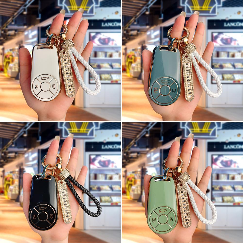 Мягкий автомобильный чехол для ключа из ТПУ для GWM HAVAL H6 M6 ORA Good Cat White Cat IQ Fob Holder Key Cover Accessories