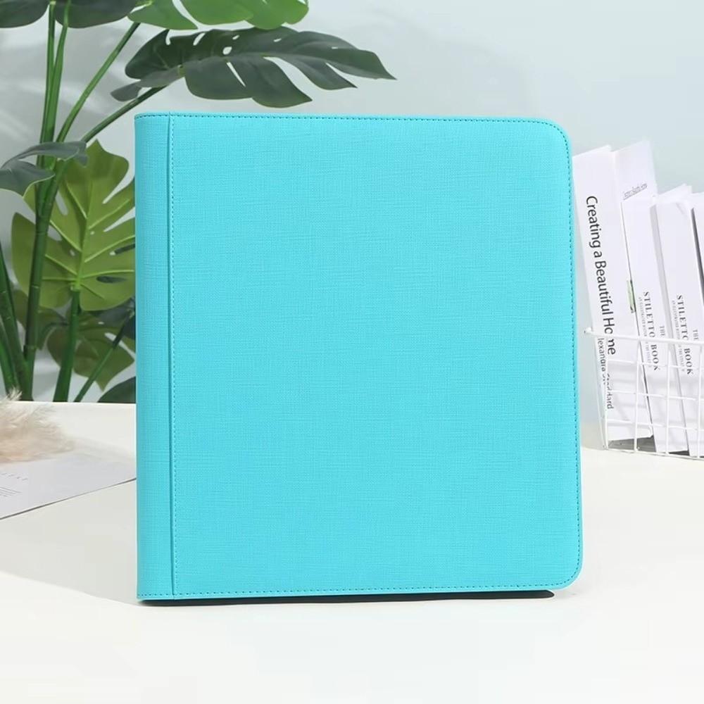 Durable 9/12 Grids Collectible Card Album PU Leather Large-capacity Storage Book Card Album Home Storage