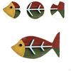 Wooden Fishing Wall Sculpture Beach Themed Home Decor Nautical Decoration for Bedroom