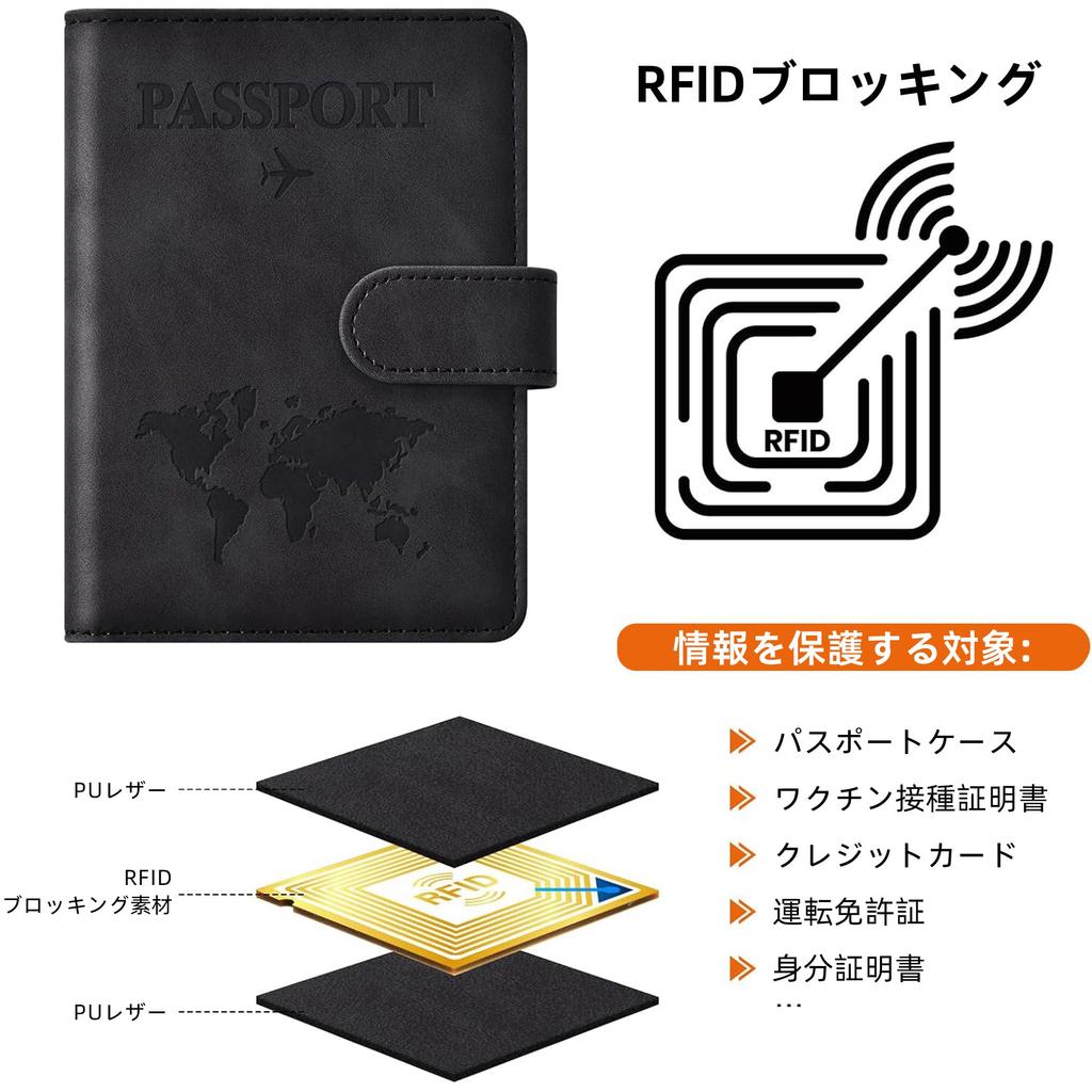 Хранение паспорта Обложка для паспорта Кармашек для карточки Этикетка Авиакомпания Чехол для паспорта [HunmLongra], Защита от считывания, RFID, Чемодан, Многофункциональный карман, Обложка,