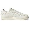 adidas Оригинальные кроссовки Superstar из синтетической кожи с мыском-ракушкой, низкие, женские, белые, кремовые, GW4441