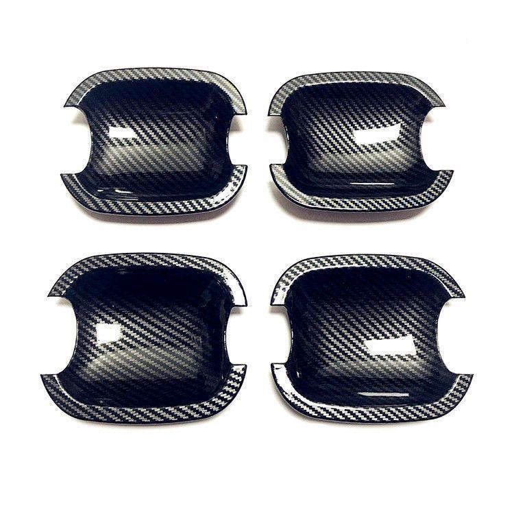 Carbon Fiber Pattern Door Handle and Bowl Decor for 96-09 SEAT Alhambra 7M