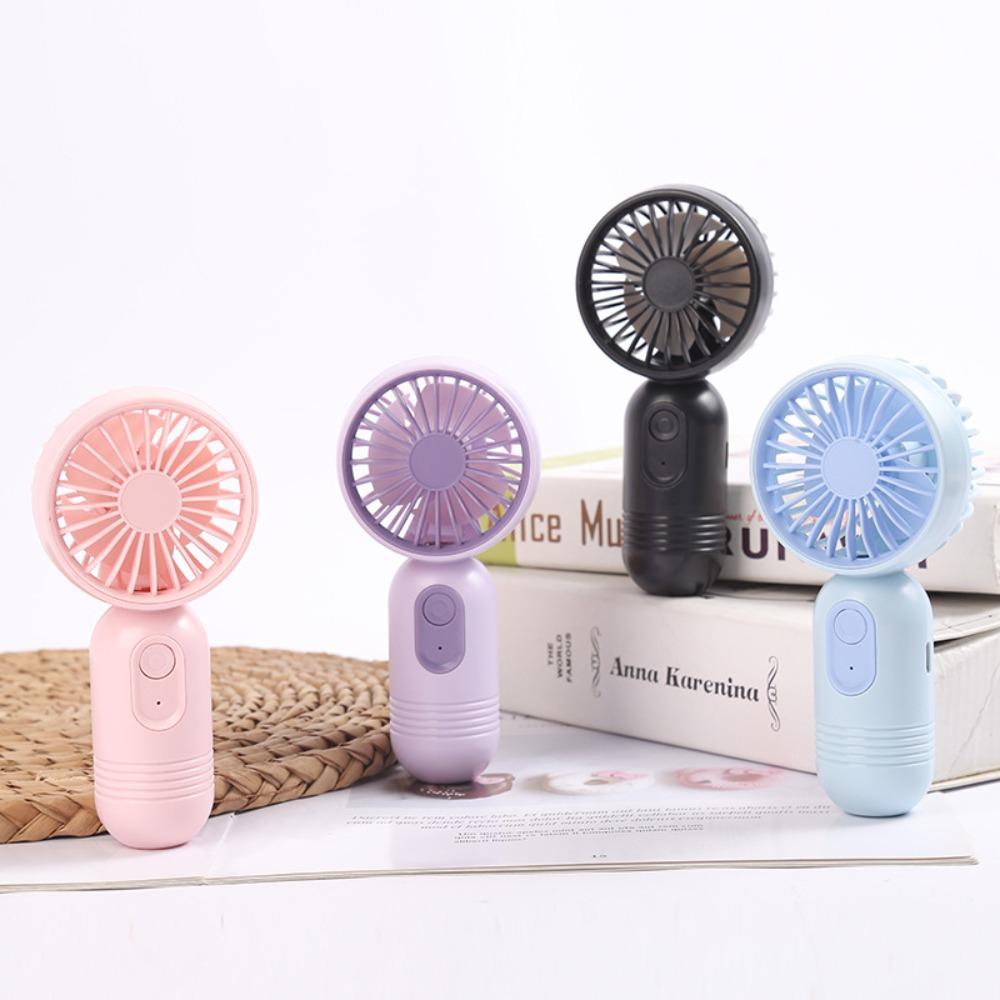 Low Noise Handheld Fan Mini Pocket Fan Household USB Rechargeable Fan Camping