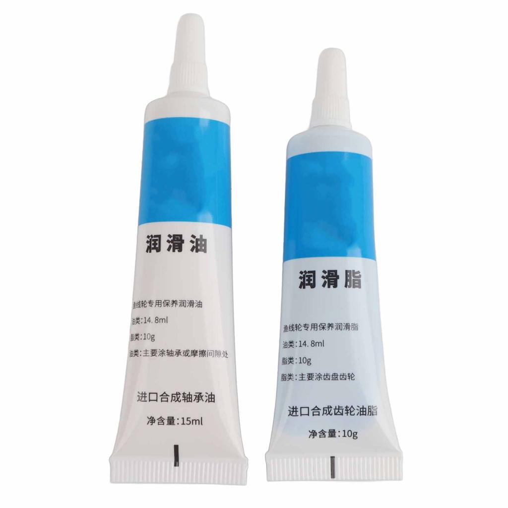 Fishing Reel Maintenance Tools Kit Lubricant Oil Grease Set