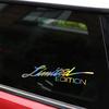 16 X 3.8 CM Laser Vinyl Letter LIMITED EDITION Pattern Car Motorcycle Body Bumper Window Sticker
