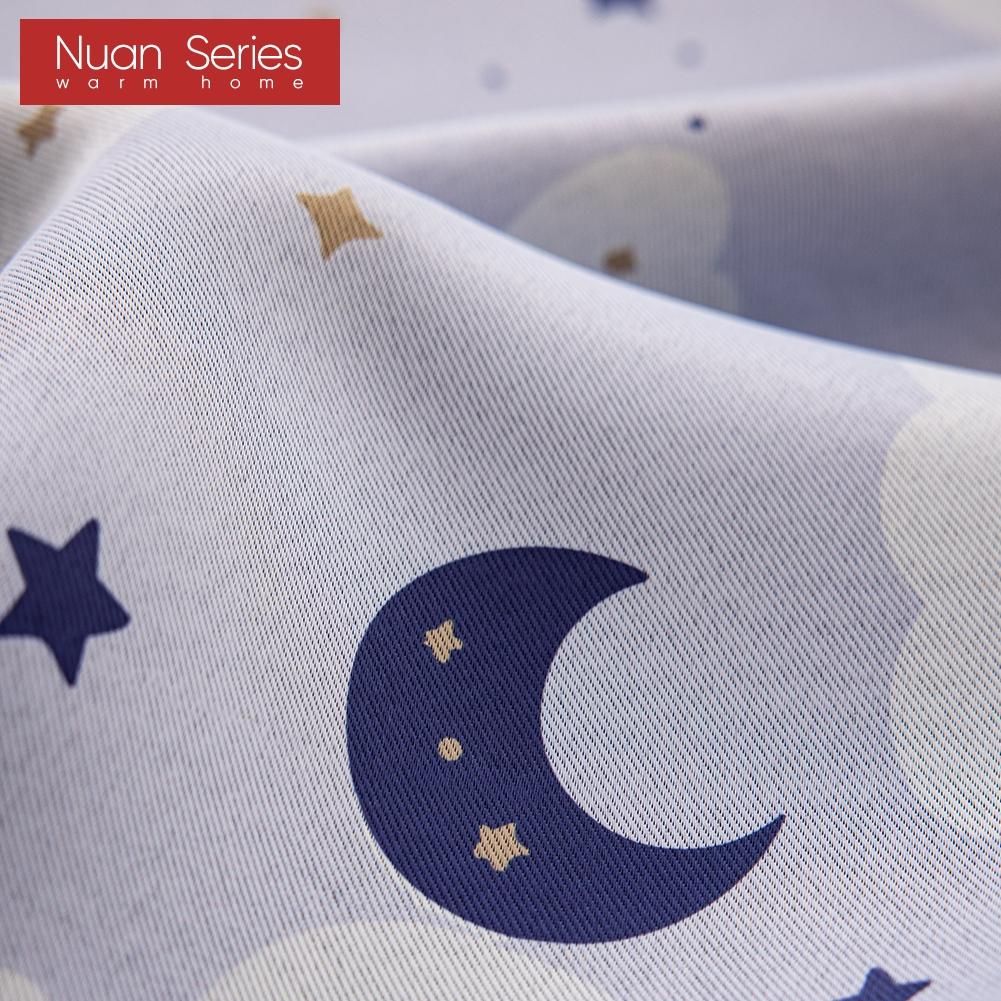 1 шт. Nuan Series 70-80% затемняющие шторы с рисунком ночного неба и принтом для спальни, гостиной, домашнего декора