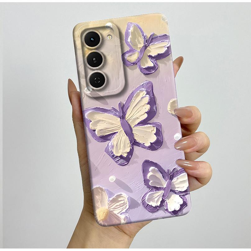 Чехол для Tecno Spark 40 Pro 40Pro+ Plus 4G Эстетичный Цветочный Чехол для Телефона Тонкий Жидкий Силикон Защита от Падений Мягкий Чехол