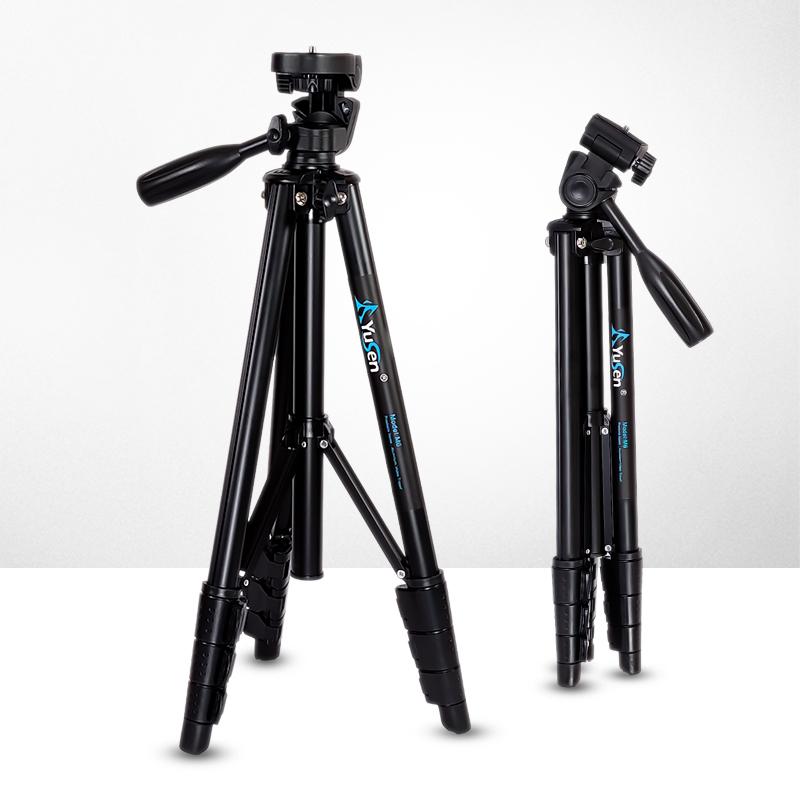 Lightweight Aluminum DSLR Cell Phone Camera Stand Flexible Digit Stabilizer Foldable Rotatable 8kg Load Capacity 1380mm Extended