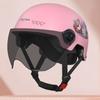 Шлем для электромобиля Мужской и женский Всесезонный Универсальный Мотоциклетный Летний Полушлем Милая Шляпа для защиты от солнца