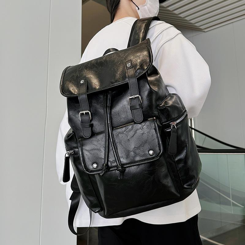 Школьная сумка, европейский и американский уличный рюкзак, повседневный студенческий рюкзак, рюкзак большой вместимости для путешествий, холщовая сумка для походов с пэчворком из мягкой кожи