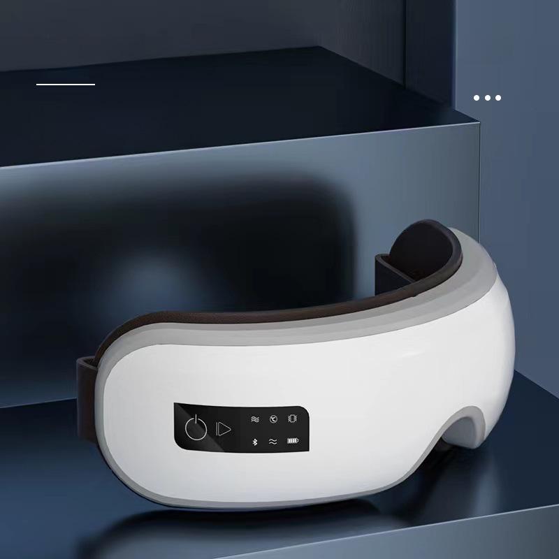 Массажер для глаз Bluetooth с вибрацией, акупунктурой и тепловой терапией для снятия усталости глаз