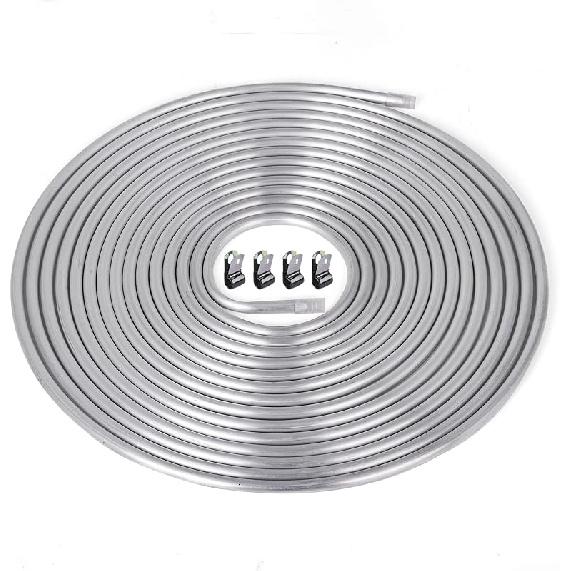 3/8" OD Aluminum Hard Fuel Line 10 Feet Hardline Tube Thickness Is 0.039"