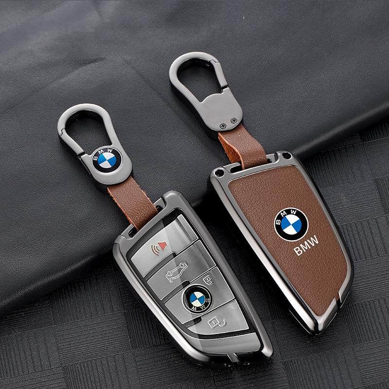 BBIJ5 Car Key Case Cover Bag For Bmw F20 G20 G30 X1 X3 X4 X5 G05 X6 X7 G11 F15 F16 G01 G02 F48 Accessories Holder Shell Keychainsories