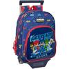 Children's Backpack - SAFTA - PJMASKS READY - Trolley Included - Comfortable - Blue