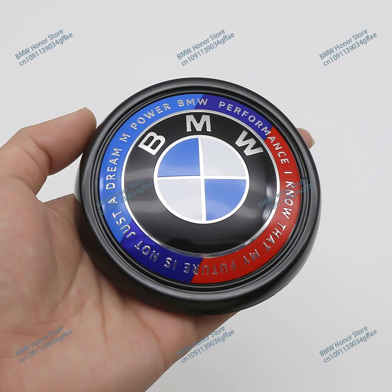 Для BMW 1 W E82 Для BMW Сине-белый Логотип X6 E71 F16 X3 F25 X5 E70 F15 X4 F26 1 шт. 3D ABS Хромированный Черный Задний Значок-эмблема на Багажник С Основанием