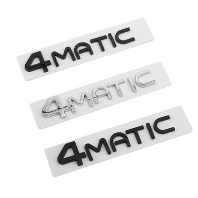 3D ABS Chrome Серебристый Черный Автомобильный Задний Багажник Наклейка 4MATIC Эмблема Значок Наклейка Автомобильные Аксессуары