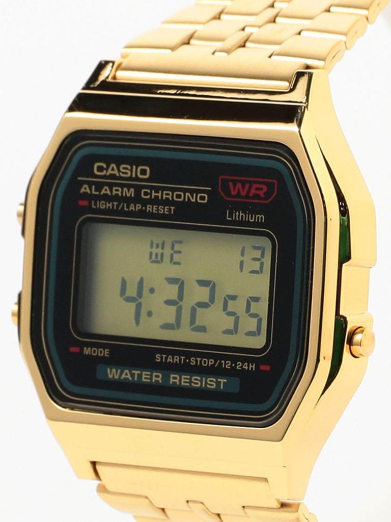 BEAMS CASIO Цифровые часы, Золотые, A159WGEA-1JF, Мужские, ЗОЛОТОЙ - 11480690259