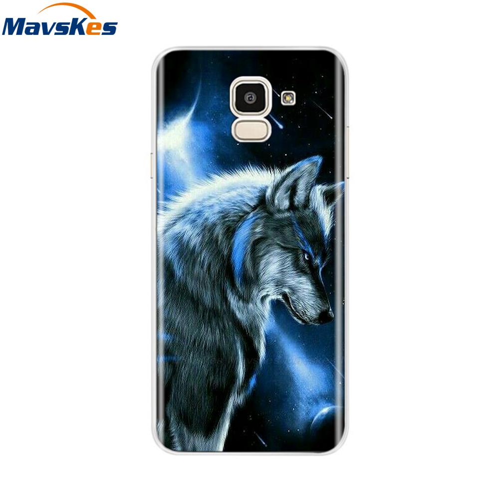 Чехол для Samsung Galaxy J6 2018 Мягкая задняя крышка из ТПУ-силикона sДля Coque Fundas Samsung J6 2018 J6 Plus 2018 Мягкие чехлы для телефона