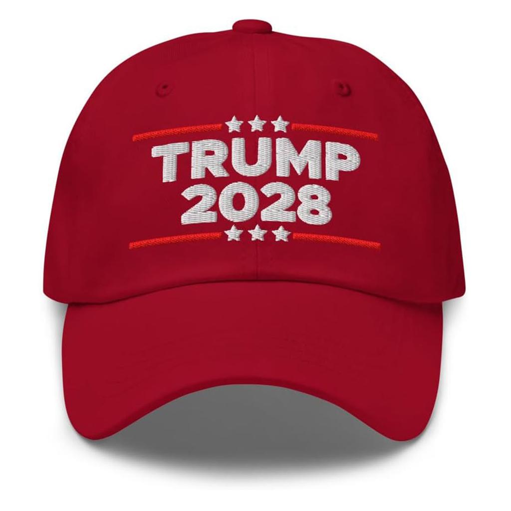 Модная мужская и женская бейсболка Trump Foil Print 2028 года с регулируемой высотой