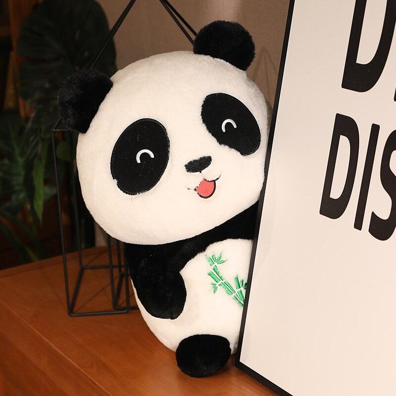 Прекрасные плюшевые игрушки-панды, каваи, бамбуковая панда, медведь, подушка, куклы Peluche, мягкие игрушки с животными для детей, подарки