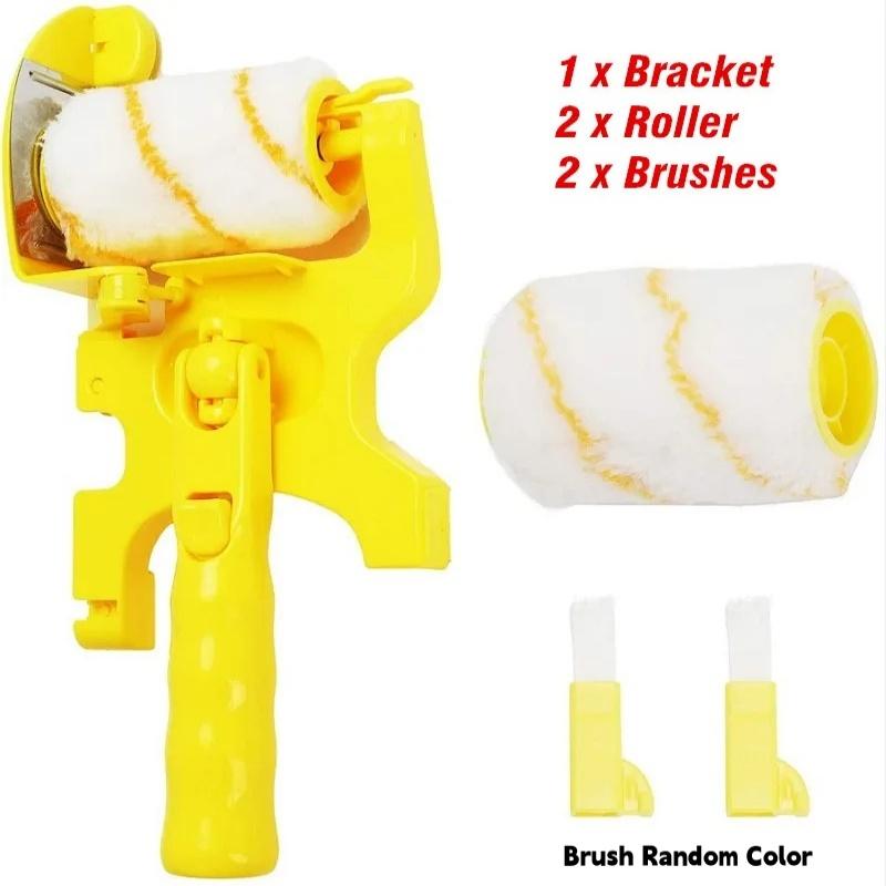 Multi-use Color Separation Paint Roller Paint Edger Roller Brush Hand-Held Paint Edger Tool for Wall Ceilings Home Room Painting