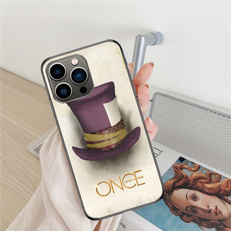 Чехол для телефона Злая Королева Однажды Злодейка Для iPhone 17 Air 16 15 Pro Max 14 Plus 16E Coque 13 Pro 12 Mini 11 Прозрачный Силиконовый