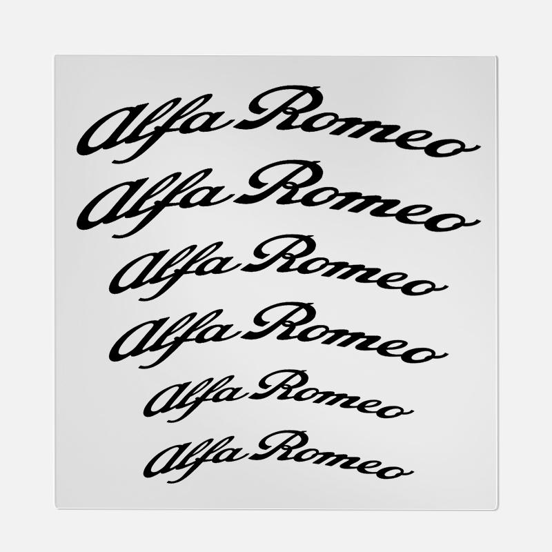 2026 Hot Sticker Car Brake Caliper Sticker Heat Resistant Decals Auto Accessories For Alfa Romeo Giulietta GT 159 147 156 Mito B