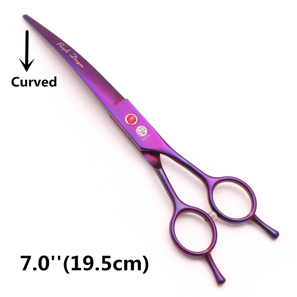 7.0'' 8.0'' ножницы для ухода за домашними животными филировочные ножницы профессиональные изогнутые ножницы для кошек и собак расческа для стрижки волос Z3005