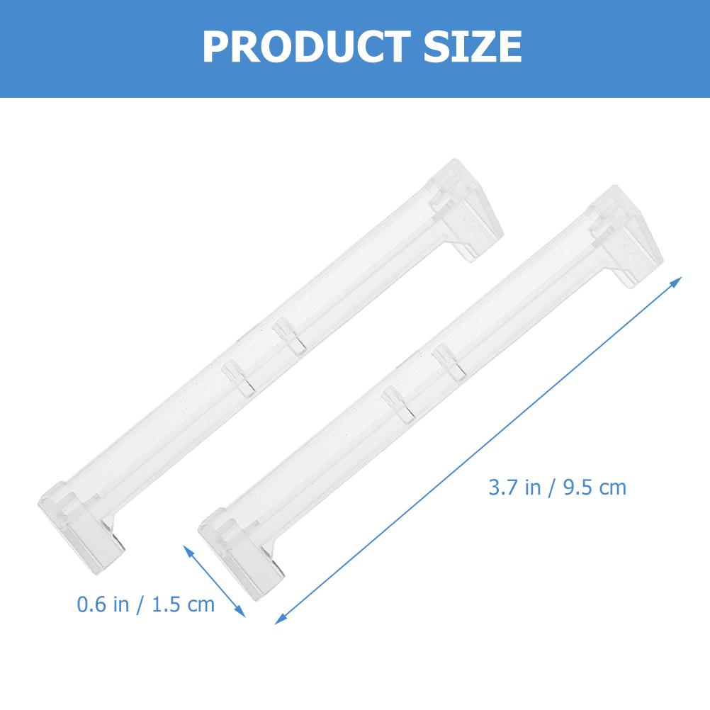 2 шт. Угловой соединитель Компактный размер Вертикальные жалюзи Уголки Замена Рамки Гаджеты Прозрачный Пластик Чистый
