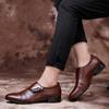 New Men's Dress Leather Shoes Luxury Fashion Groom Wedding Shoes Men Italian Style Oxford Shoes Plus Size 38-48