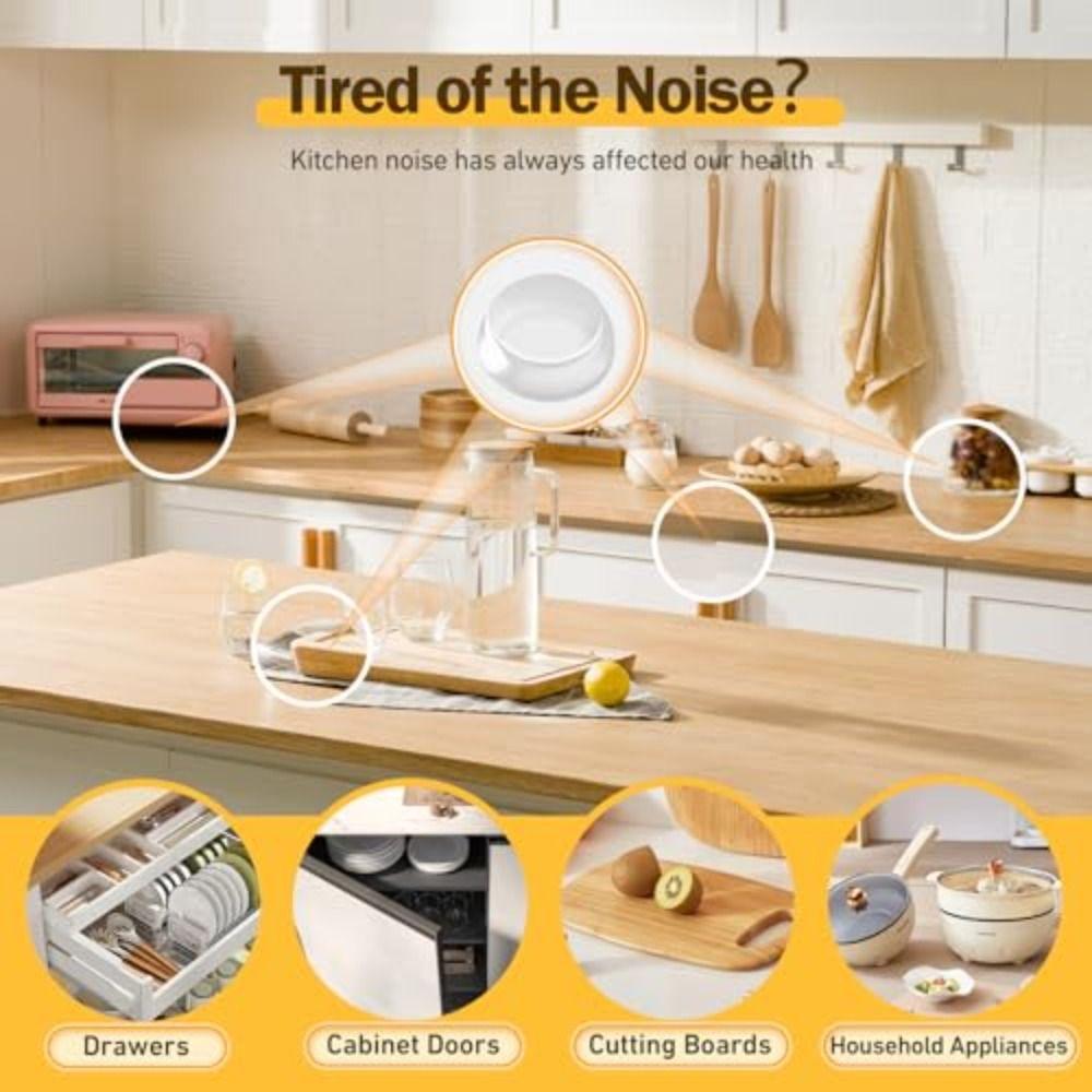 100pcs Soft Silicone Rubber Silicone Furniture Pads Rubber Damper Buffer Furniture Hardware