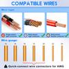 Набор из 40 шт. Т-образных соединителей для проводов 16-20 AWG, 3-контактные и 2-контактные, водонепроницаемые электрические соединители для разветвления проводов