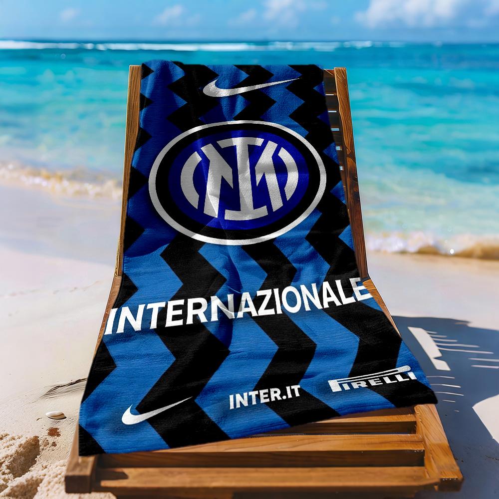Inter Milan Beach Towel High Absorbency Quickdry Comfortable Lightweight