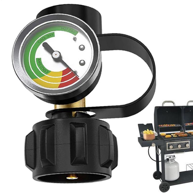 Индикатор уровня газа пропанового баллона, детектор утечки, манометр, универсальный для автодомов, кемперов, цилиндров, барбекю, газовых грилей, обогревателей