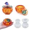 Коробка для хранения для творчества своими руками: Силиконовая форма для баночек для свечей в виде тыквы ведьмы, подарки для рукоделия, гипс, литье из эпоксидной смолы
