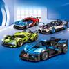 Серия автомобилей Спортивные автомобили Сборка Строительные блоки Наборы Гоночные модели автомобилей Кирпичи Детские игрушки для мальчиков Рождественский подарок