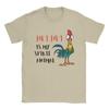 Moana Hei Hei My Spirit Animal Men T Shirt Funny Chicken Tee Short Sleeve Round Collar T-Shirts 100% Cotton Printed merchandise