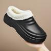 Winter Warm Kitchen Clogs Non-slip Waterproof Restaurant Working Shoes Eva Chef Cotton Slippers Size 36-45