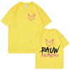 Rauw Alejandro T Shirt Cartoon Print Kawaii Short Sleeve Tee Shirt Unisex Women Clothes 100 Cotton Casual ONeck Oversized Tshirt
