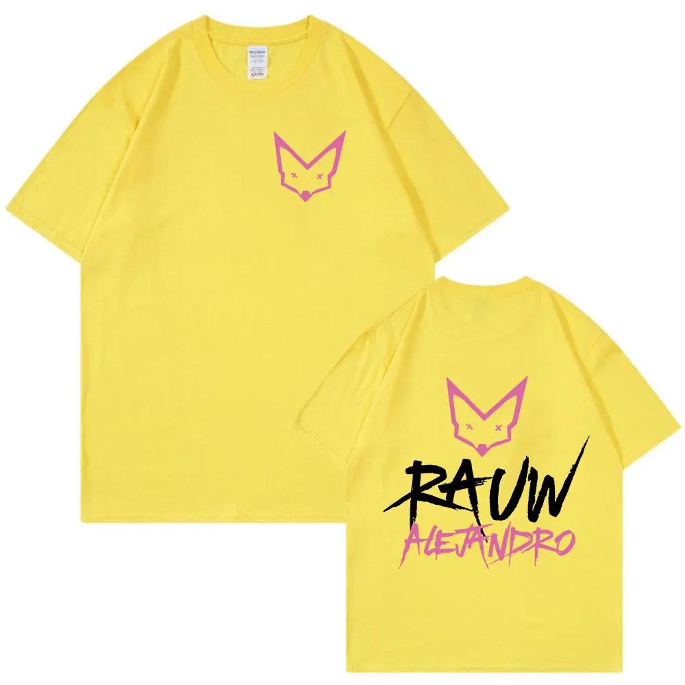Rauw Alejandro T Shirt Cartoon Print Kawaii Short Sleeve Tee Shirt Unisex Women Clothes 100 Cotton Casual ONeck Oversized Tshirt