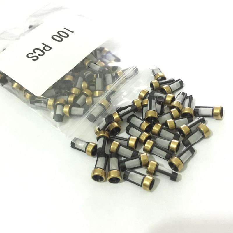 100pcs universal fuel injector micro filter 12*6*3mm basket filter fuel injector filter for bosch fuel injectors 7